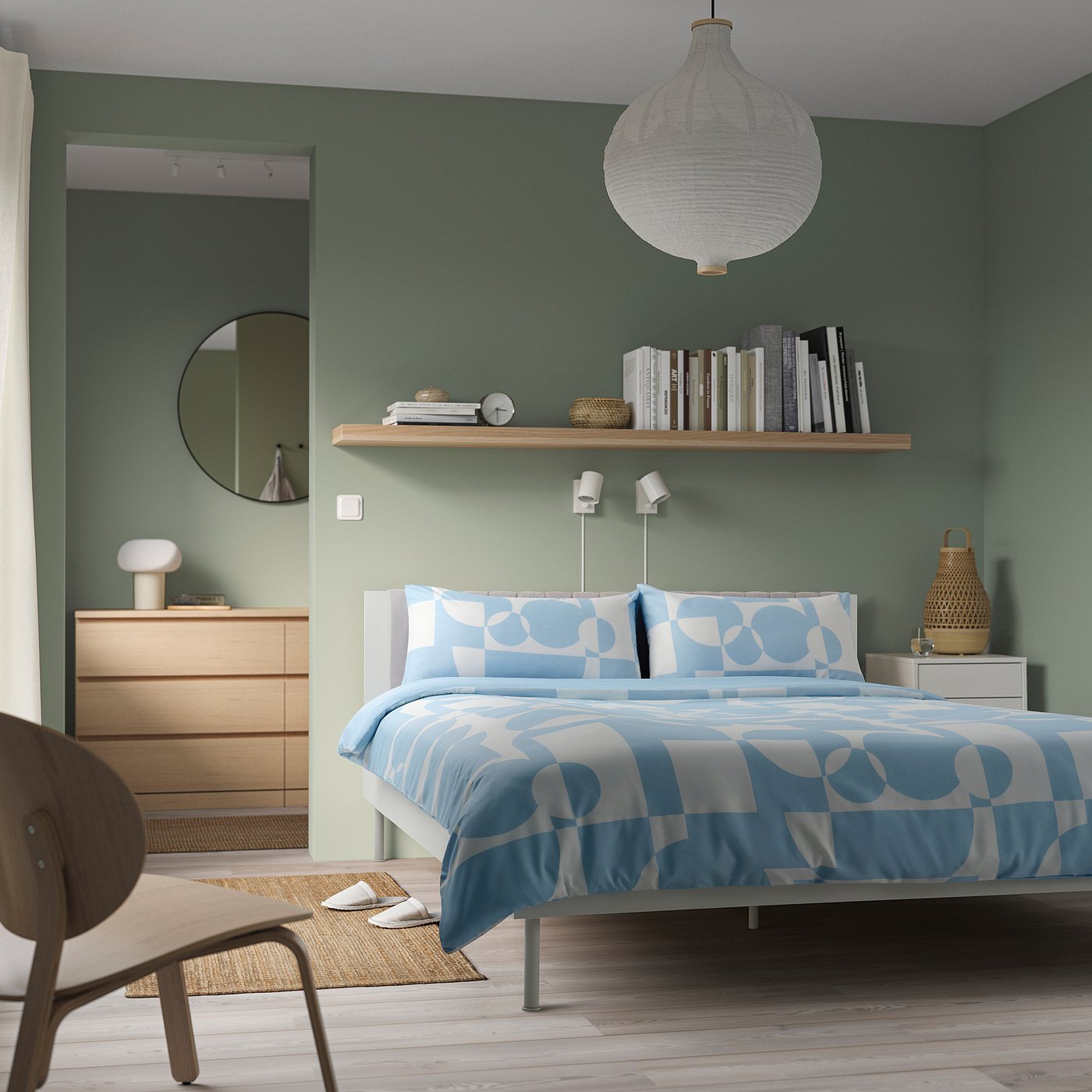 BRUKSVARA bed frame, white, 150x200 cm - IKEA