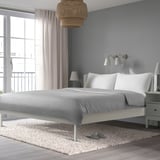BRUKSVARA Bed frame, white, 180x200 cm