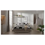BRUKSVARA Bed frame, white, 150x200 cm