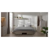 BRUKSVARA Bed frame, white, 180x200 cm