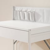 BRUKSVARA Dressing table, white/light grey, 68x40 cm