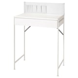 BRUKSVARA Dressing table, white/light grey, 68x40 cm