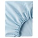 Option: BRUKSVARA Fitted sheet, blue, 150x200 cm