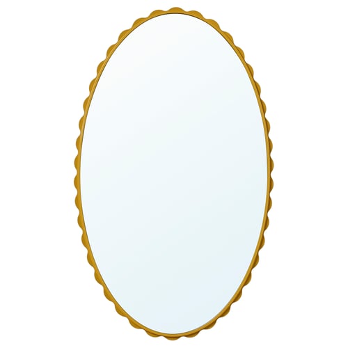 DAGGKAPRIFOL Mirror, dark yellow, 60x100 cm
