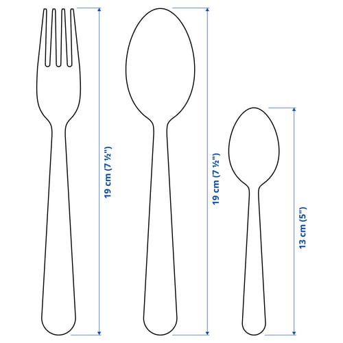 DRAGON 18-piece cutlery set, stainless steel