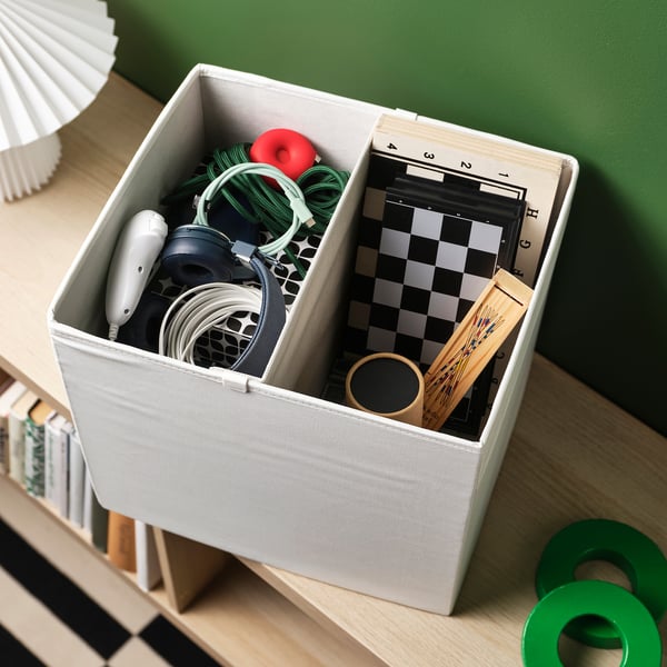 DRÖNA Divider for storage box, white, 33x33 cm