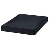 DRÖNA Lid, black textile, 26x19 cm