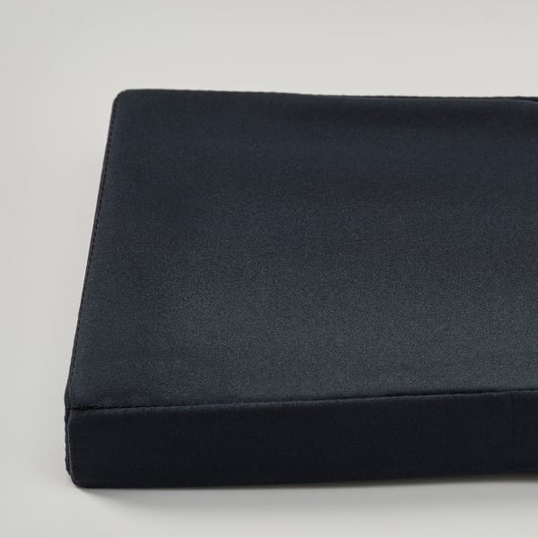 DRÖNA Lid, black textile, 26x19 cm