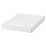 DRÖNA Lid, white textile, 26x19 cm