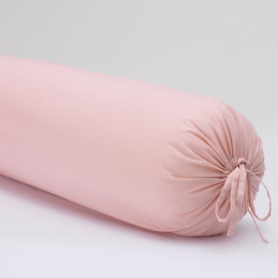 DVALA Bolster case, light pink, 38x110 cm