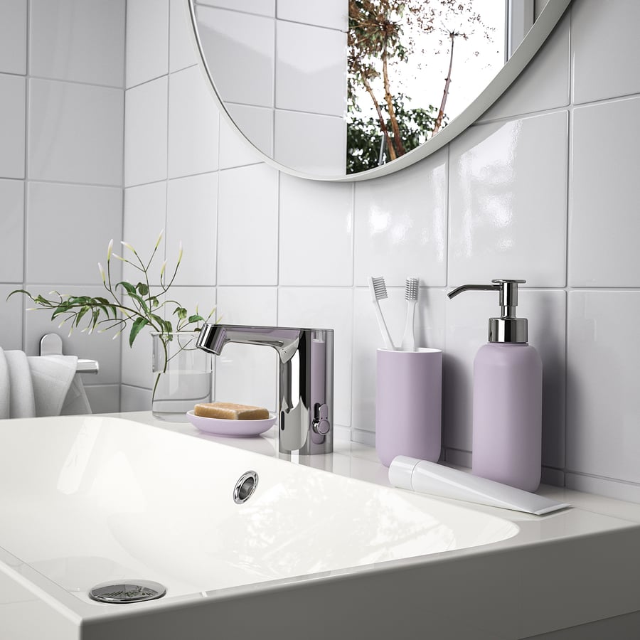 EKOLN soap dispenser, lilac - IKEA