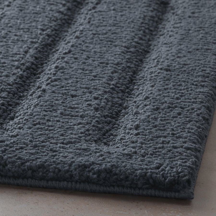 EMTEN Bath mat - dark grey - IKEA