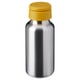 ENKELSPÅRIG Water bottle, stainless steel/yellow, 0.3 l