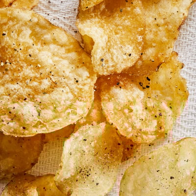 FESTLIGT Potato crisps, pepper leek, 50 g