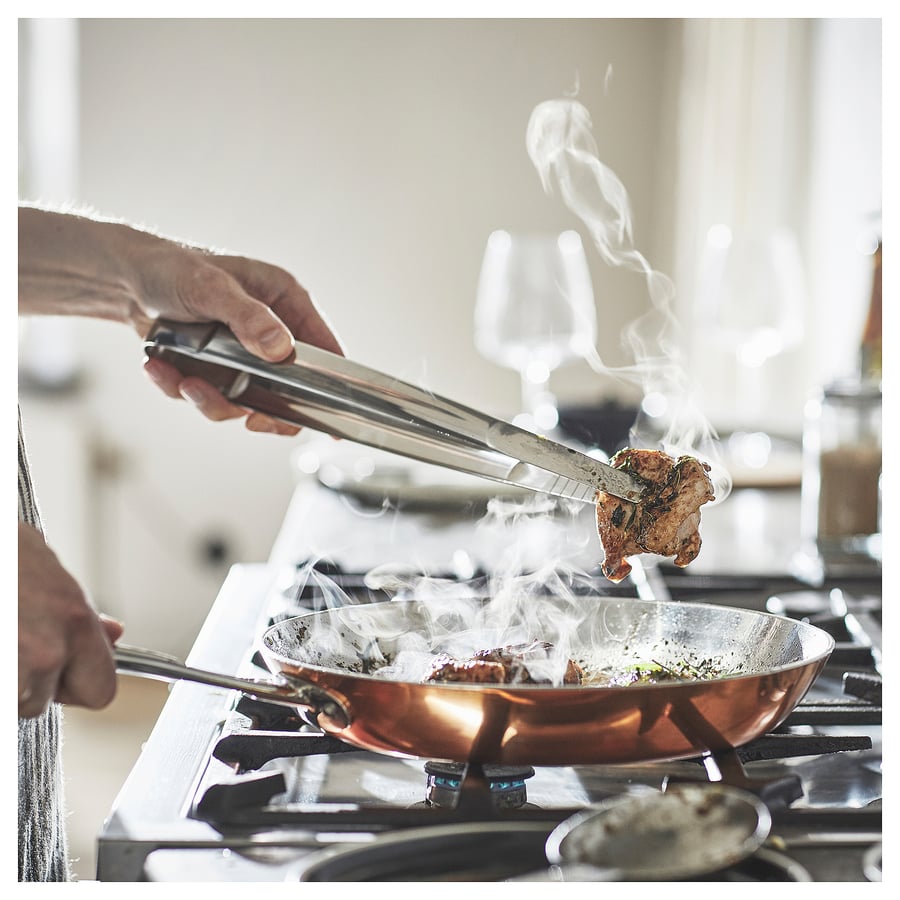 FINMAT cooking tweezers, stainless steel, 32 cm IKEA