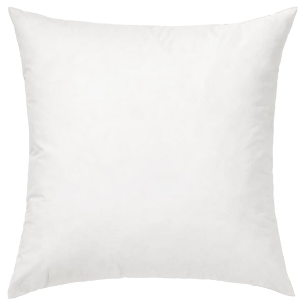 FJÄDRAR Cushion pad, white, 65x65 cm