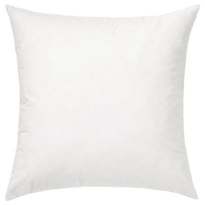 FJÄDRAR Cushion pad, white, 65x65 cm