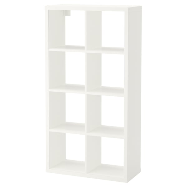FLYSTA Shelving unit, white, 69x132 cm