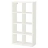FLYSTA Shelving unit, white, 69x132 cm