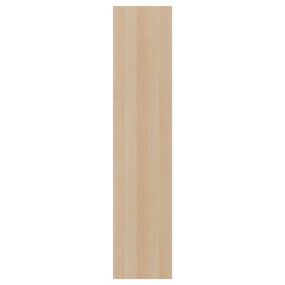 FORSAND Door with hinges, white stained oak effect, 50x229 cm