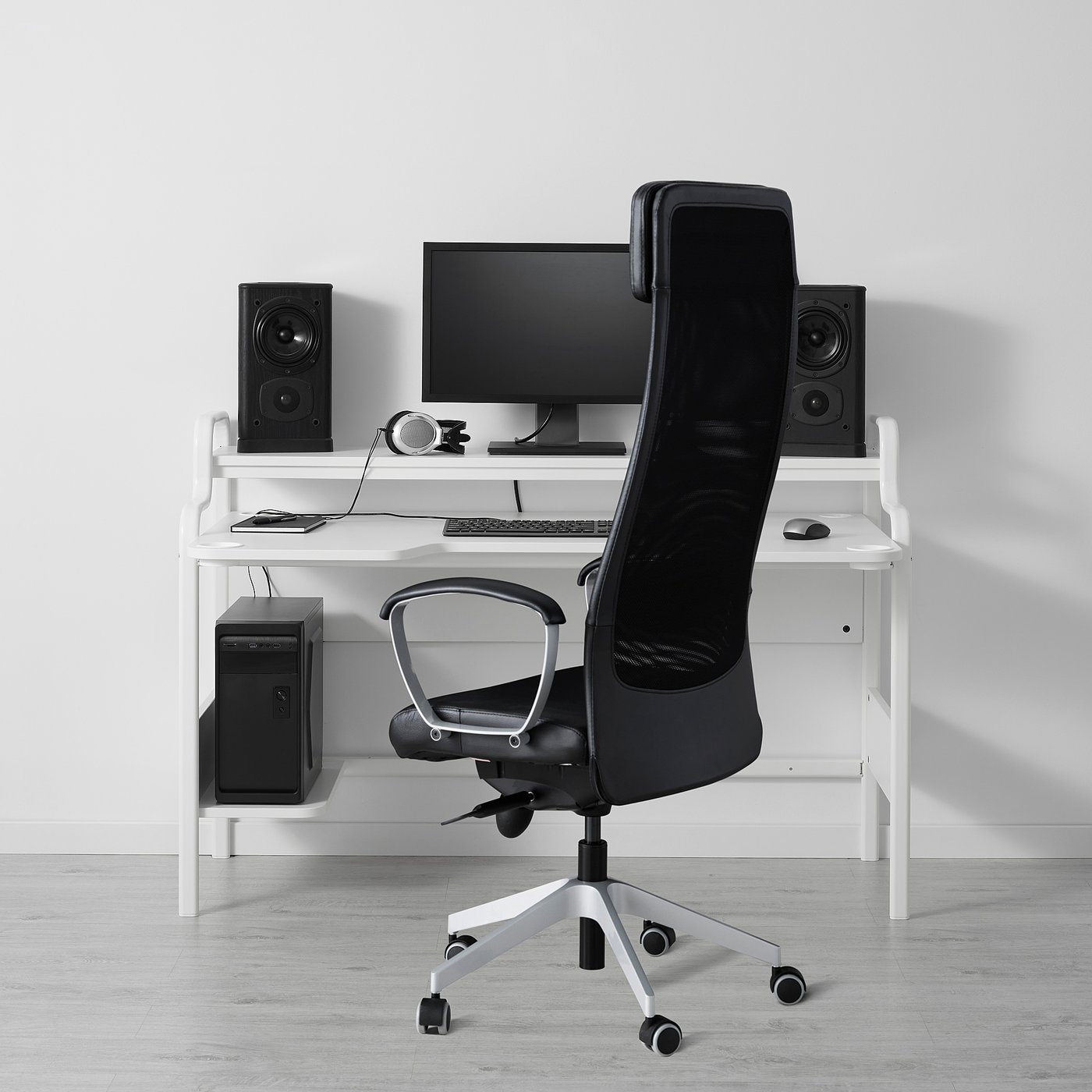 FREDDE Desk, white, 140x74x73 cm IKEA