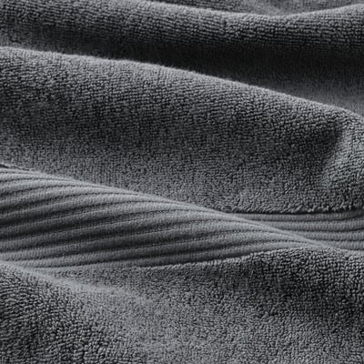 FREDRIKSJÖN Hand towel, dark grey, 40x70 cm