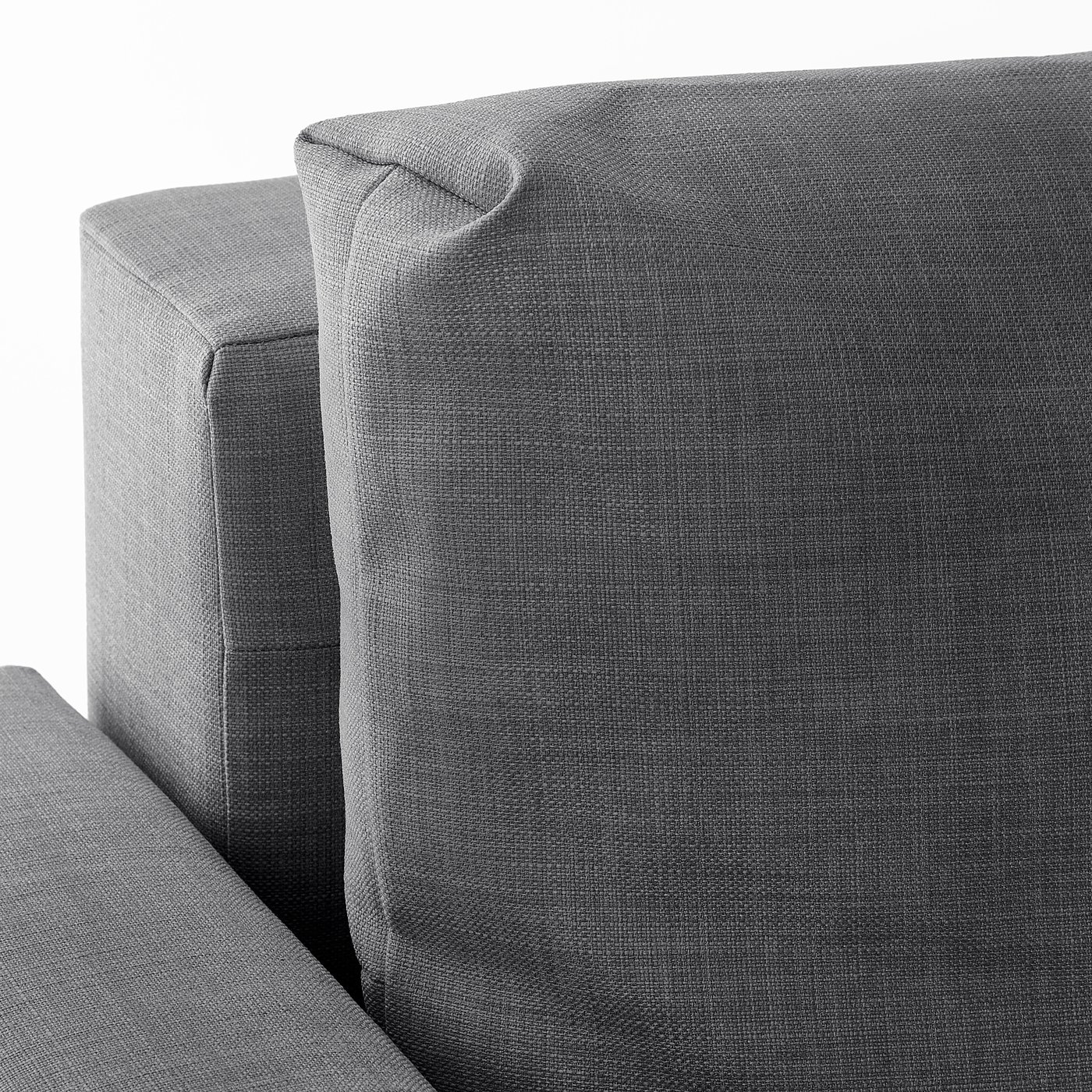 FRIHETEN / KLAGSHAMN corner sofa-bed with storage, Skiftebo dark grey — picture 7