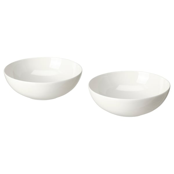 FRÖJDEFULL deep plate, white, 16 cm IKEA