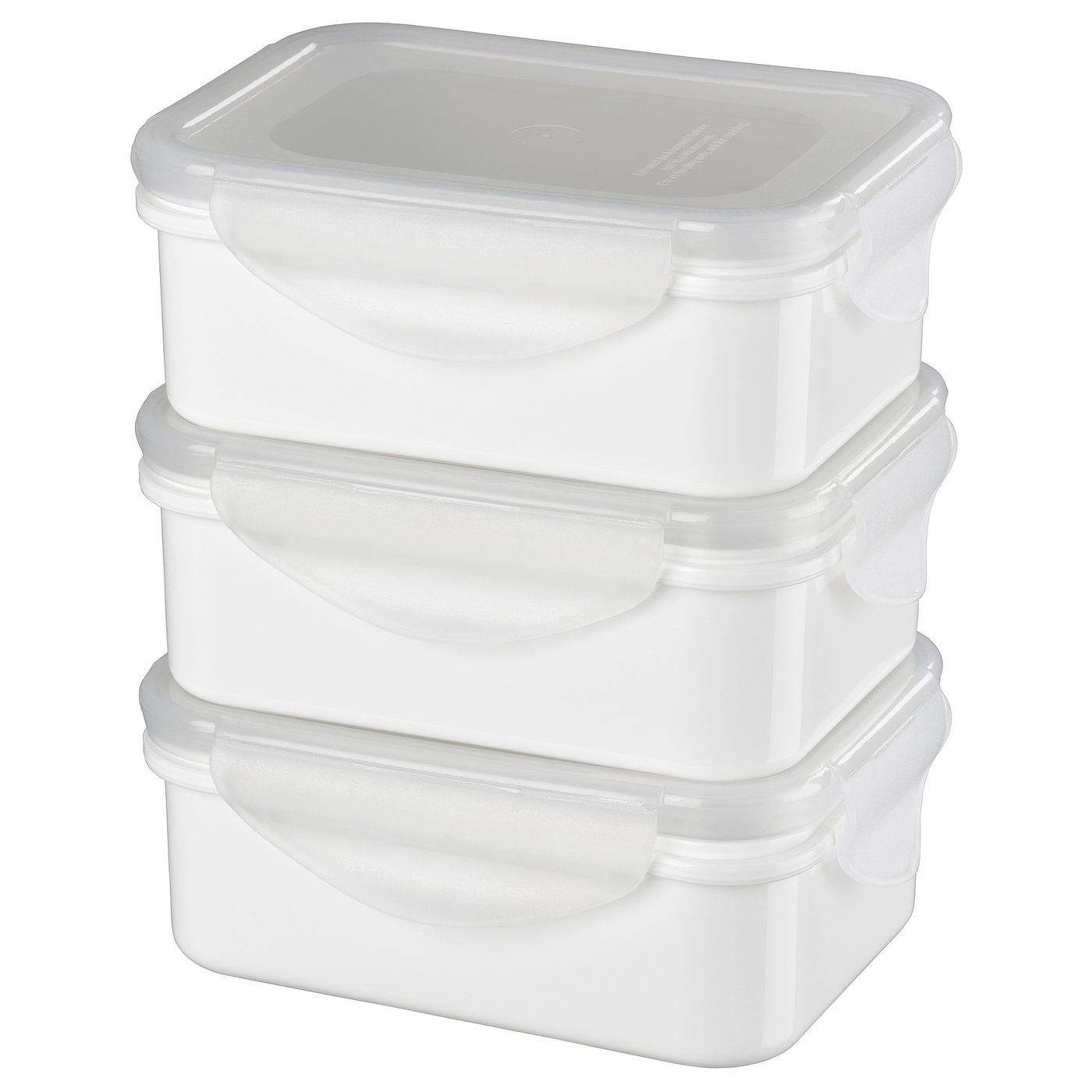 FULLASTAD Lunch box, white, 13x10x5 cm IKEA
