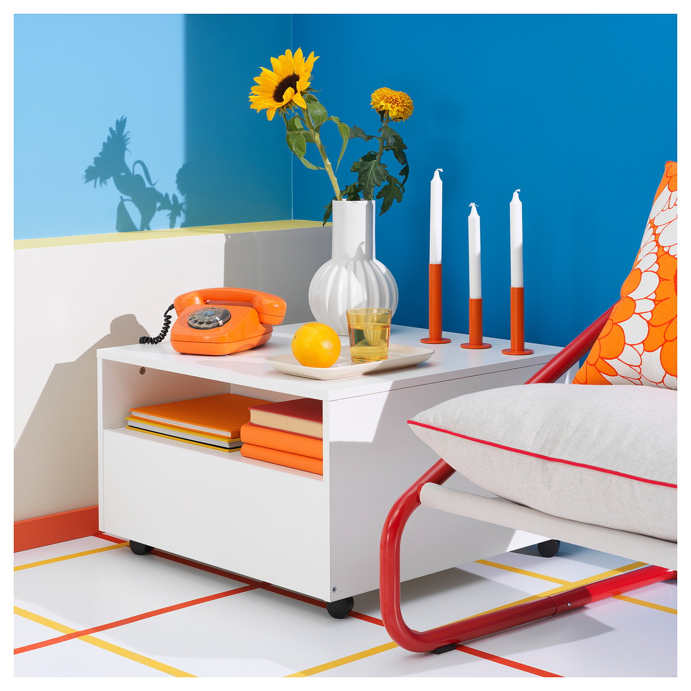 GARNANÄS coffee table, white, 65x65 cm - IKEA