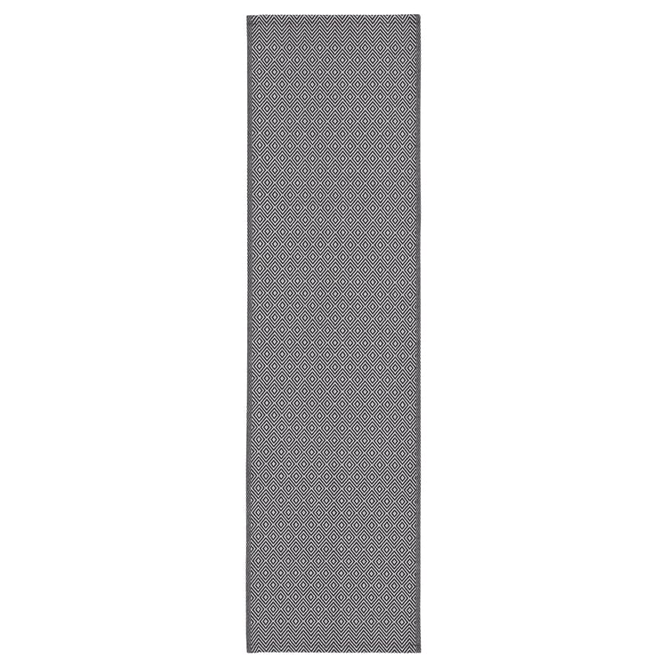 GODDAG Tablerunner, black/white, 35x130 cm IKEA