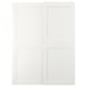Option: GRIMO Pair of sliding doors, white, 150x201 cm