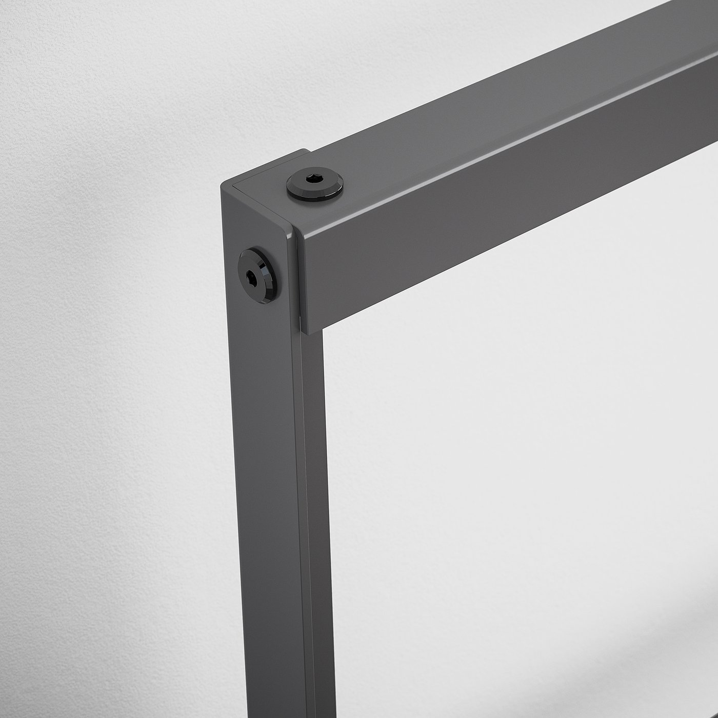 GRIMSBU bed frame, grey/Luroy, 150x200 cm — picture 5