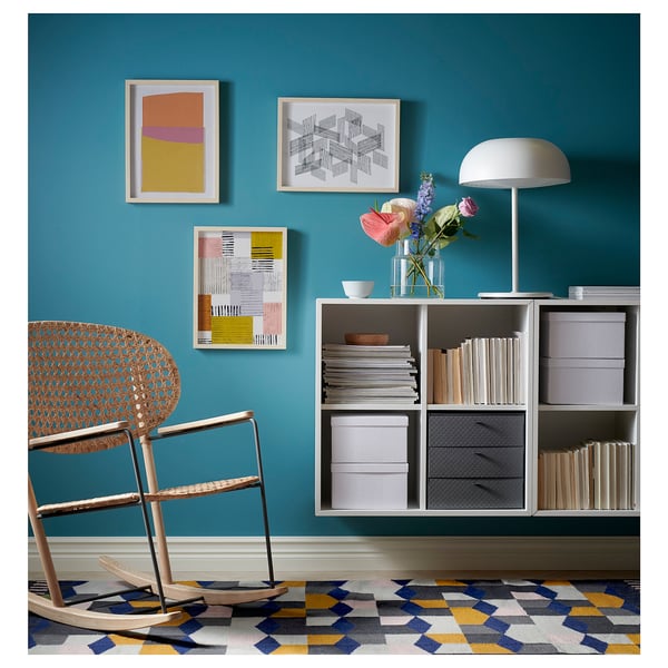 GRÖNADAL Rockingchair, grey/natural IKEA