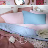 GULLNATTLJUS Bedspread, white/floral pattern, 160x250 cm