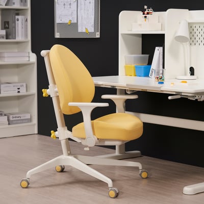 GUNRIK Children's desk chair, yellow