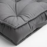 GURLI Floor cushion, grey, 45x45x10 cm