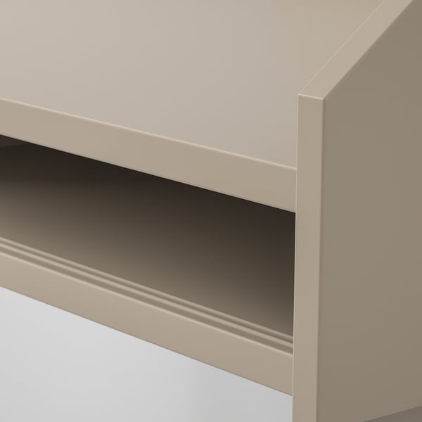 HAUGA Desk, beige, 100x45 cm