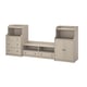 HAUGA TV/storage combination, beige, 277x46x116 cm
