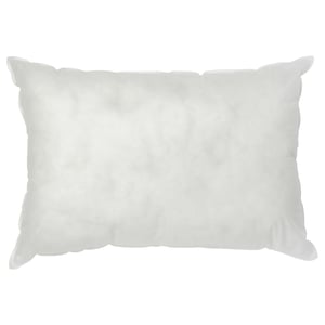 INNER: white, rectangular, soft pillow, recycled polyester filling.