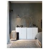IVAR Cabinet with doors, white, 80x83 cm
