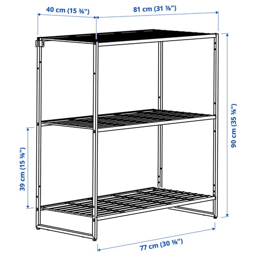 Illustration with measurements for the product: JOSTEIN.