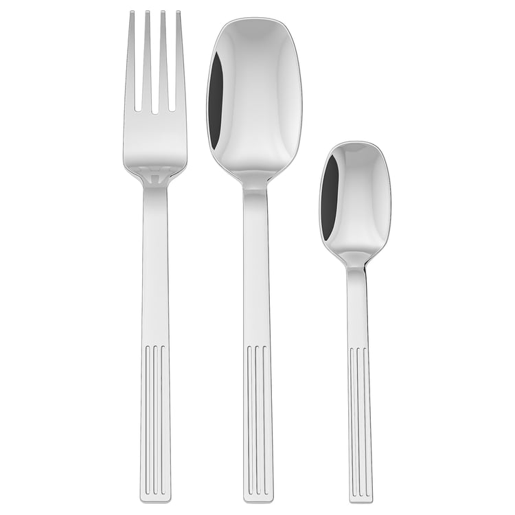 JUSTERA 18piece cutlery set, stainless steel IKEA