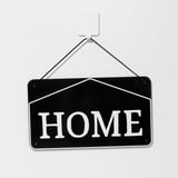 KÄNGSLEBODA Wall decoration, black, 23x13 cm