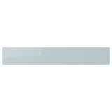 KALLARP Drawer front, high-gloss light grey-blue, 60x10 cm