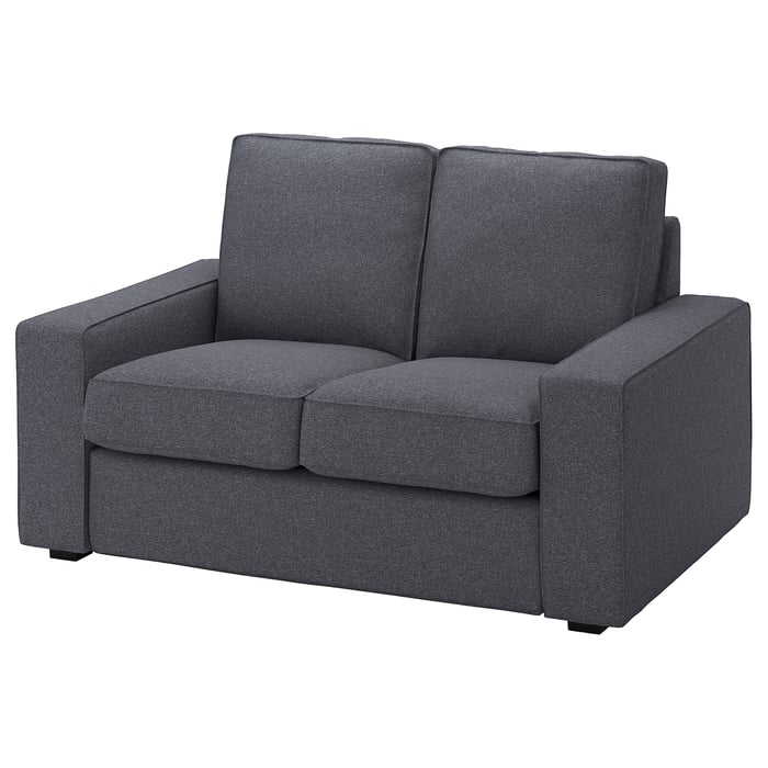 KIVIK compact 2seat sofa, Gunnared medium grey IKEA