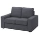 KIVIK Compact 2-seat sofa, Gunnared medium grey