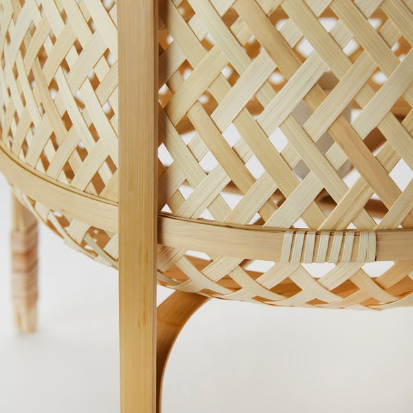 knixhult floor lamp bamboo handmade ikea