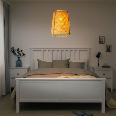 KNIXHULT Pendant lamp, bamboo/handmade, 40 cm