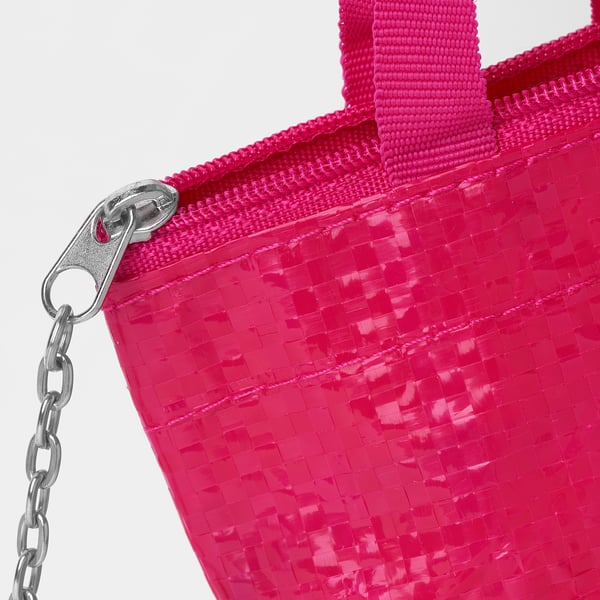 KNÖLIG Key ring, small pink, 9x7 cm